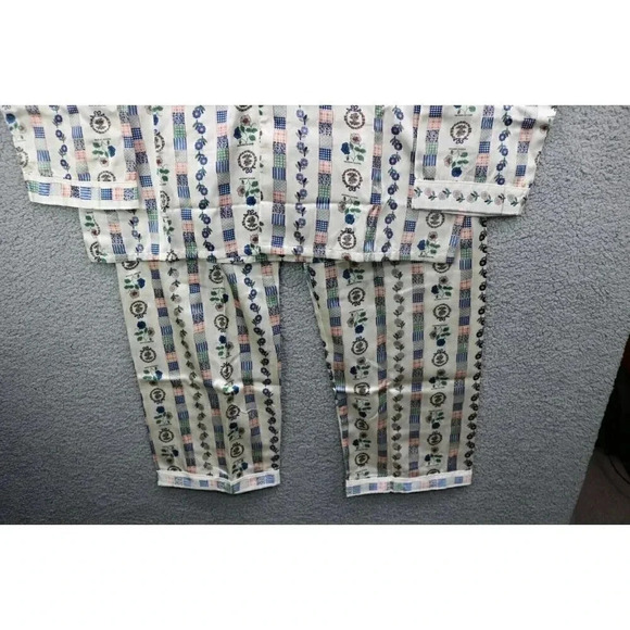 Women's Vintage King Lion Satiny Pajama Set-New without Tags-Size XL - Picture 3 of 11